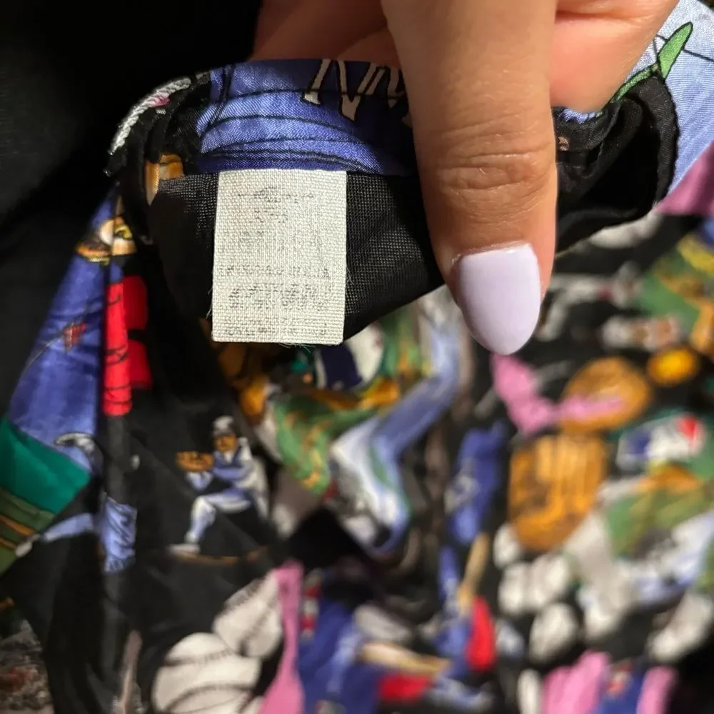 Nicole Miller Vintage Baseball MLB World Series RARE Men’s Blazer- Size 36